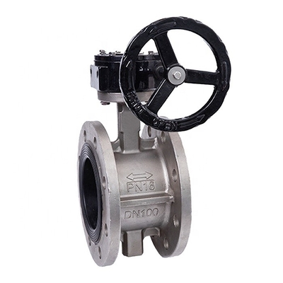 Ατσάλι από ανοξείδωτο χάλυβα D341X-16P Midline Butterfly Valve για DN40-300 σε κανονική θερμοκρασία
